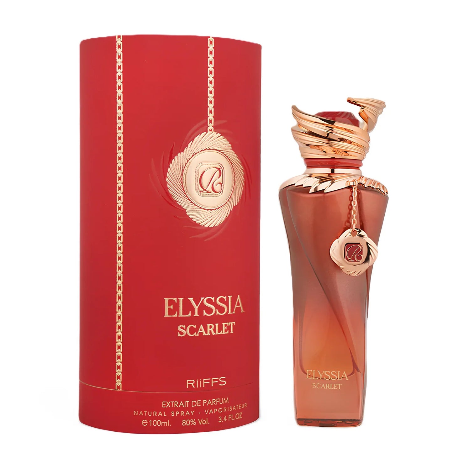 Elyssia Scarlet By Riffs - 100ml Exrait De Parfum