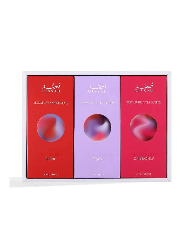 Enchanted Set By Gissah - 3 x 50ml Eau De Parfums