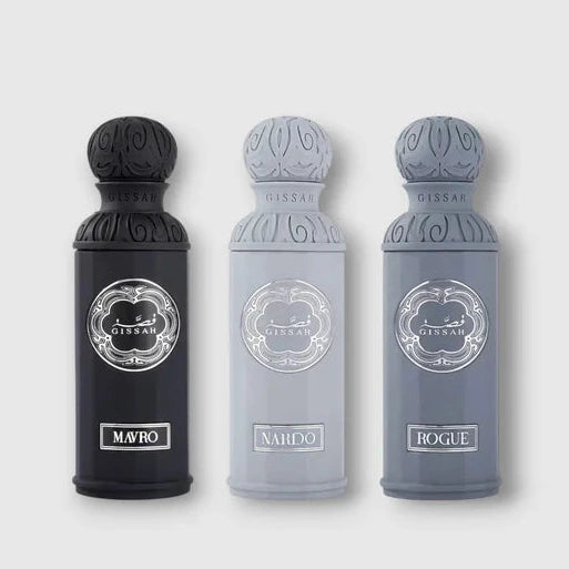 Graphite Set By Gissah 3 x 50ml Eau De Parfums