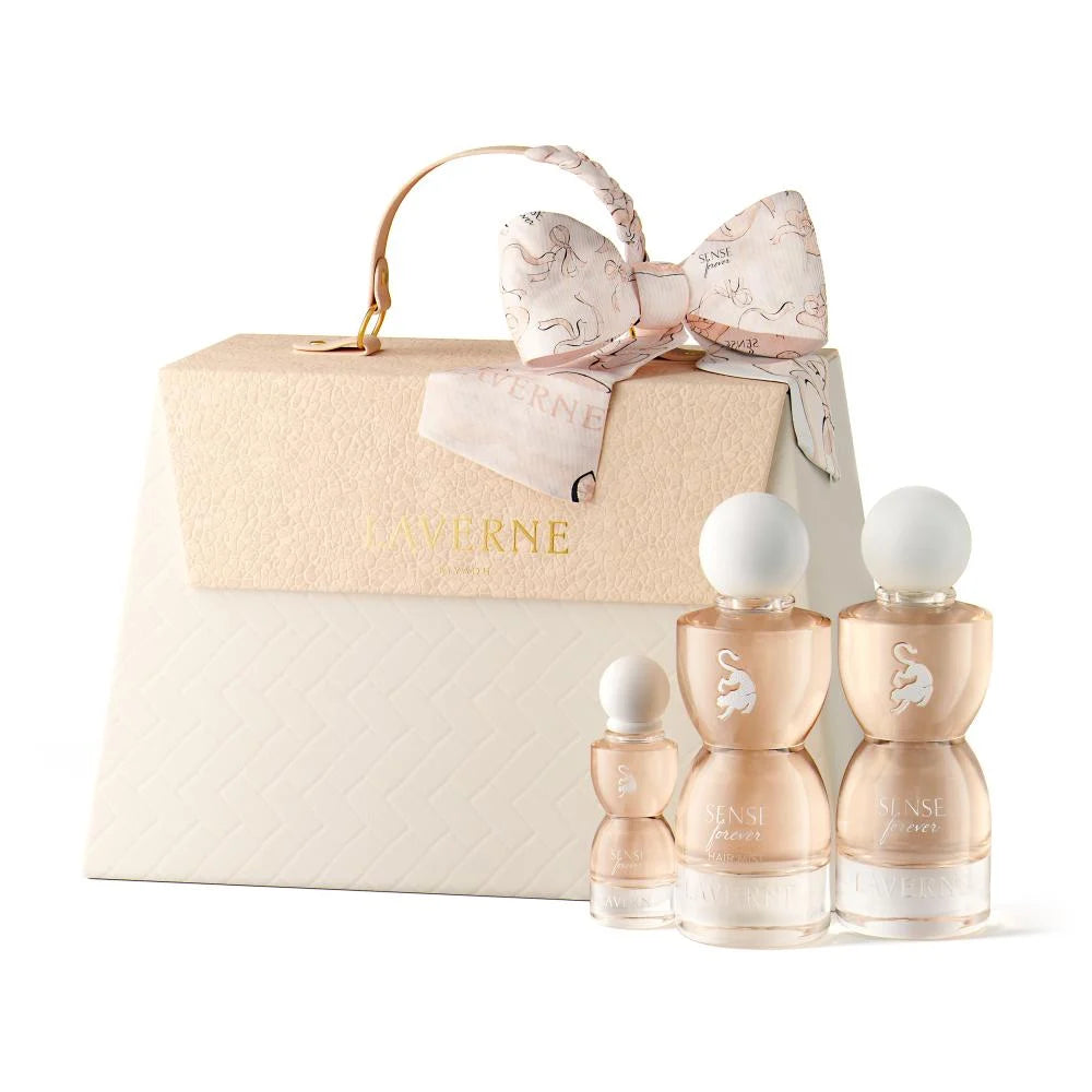 Sense Forever Gift Set By Laverne - 75ml Eau De Parfum + Hair Mist + Bag Perfume