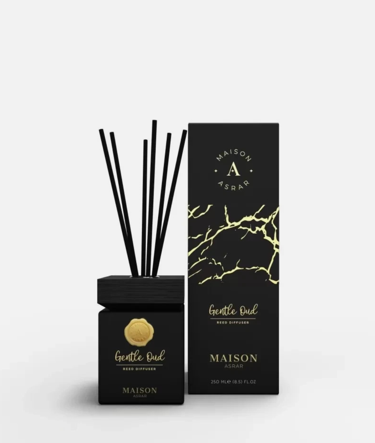 Gentle Oud By Maison Asrar - 250ml Reed Diffuser